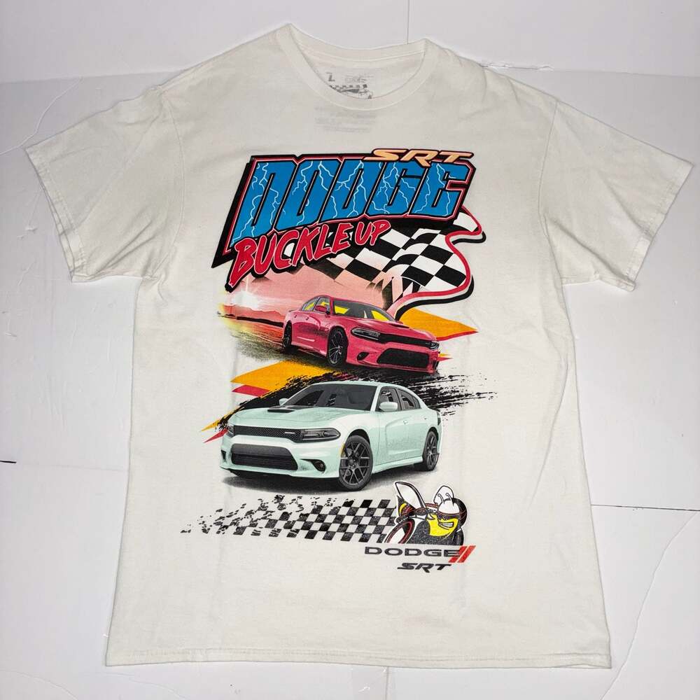 Reason Clothing x Dodge SRT 'Buckle Up' Graphic T-Shirt L